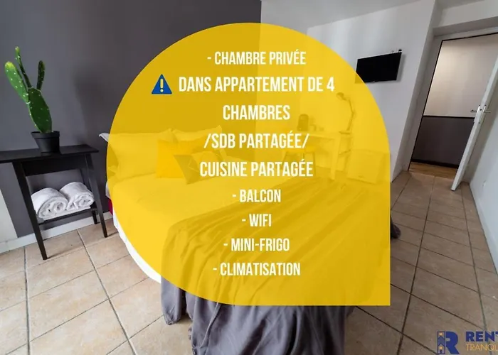 Chambre 2 Rene Cassinbalcon Wifi Mini-Frigo Tv